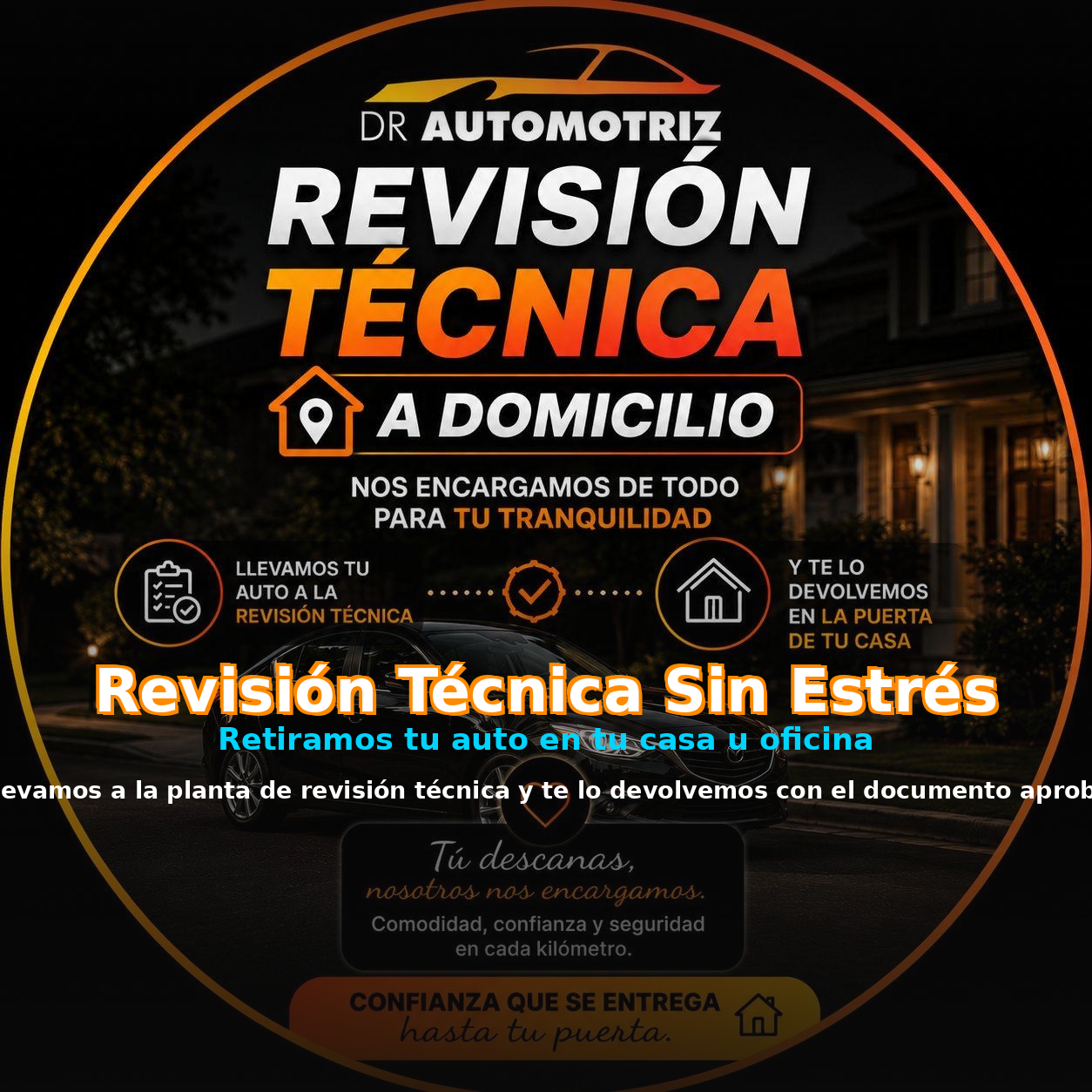Revisión Técnica Sin Estrés en San Joaquín - DRAUTOMOTRIZ retira tu auto, lo lleva a revisión técnica y te lo devuelve con el documento aprobado