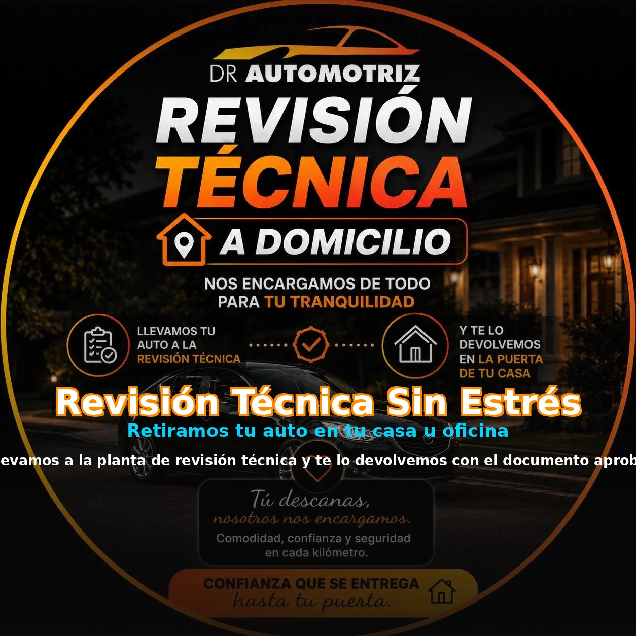 Revisión Técnica Sin Estrés en El Monte - DRAUTOMOTRIZ retira tu auto, lo lleva a revisión técnica y te lo devuelve con el documento aprobado