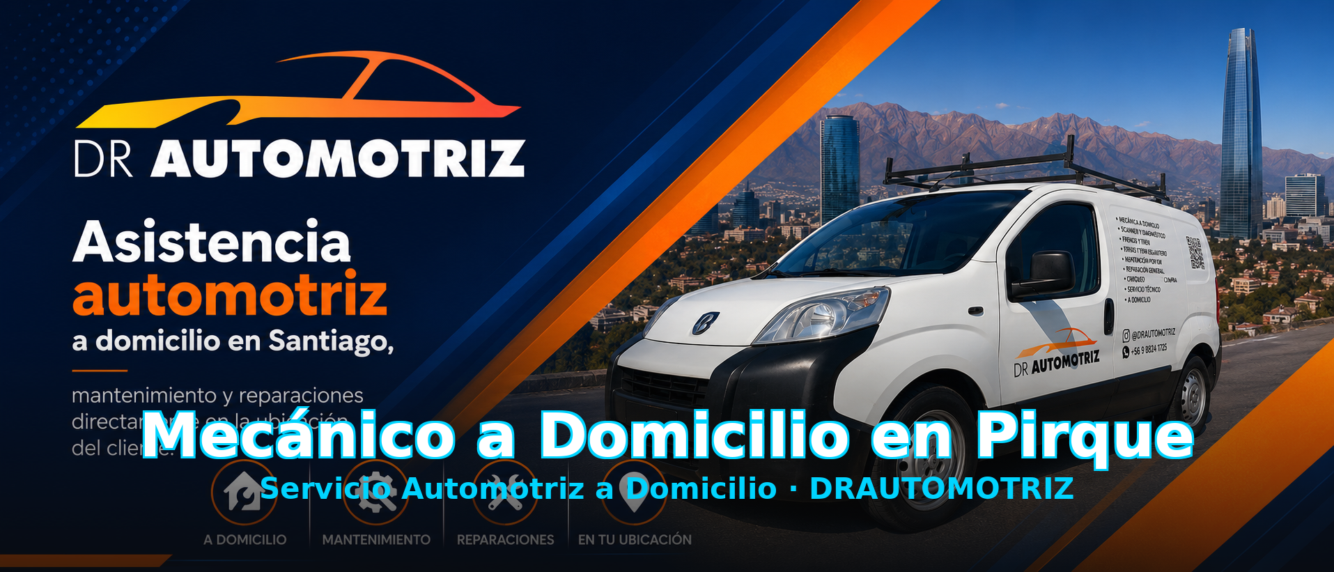 Mecánico a Domicilio en Pirque - Servicio Automotriz a Domicilio DRAUTOMOTRIZ en Santiago