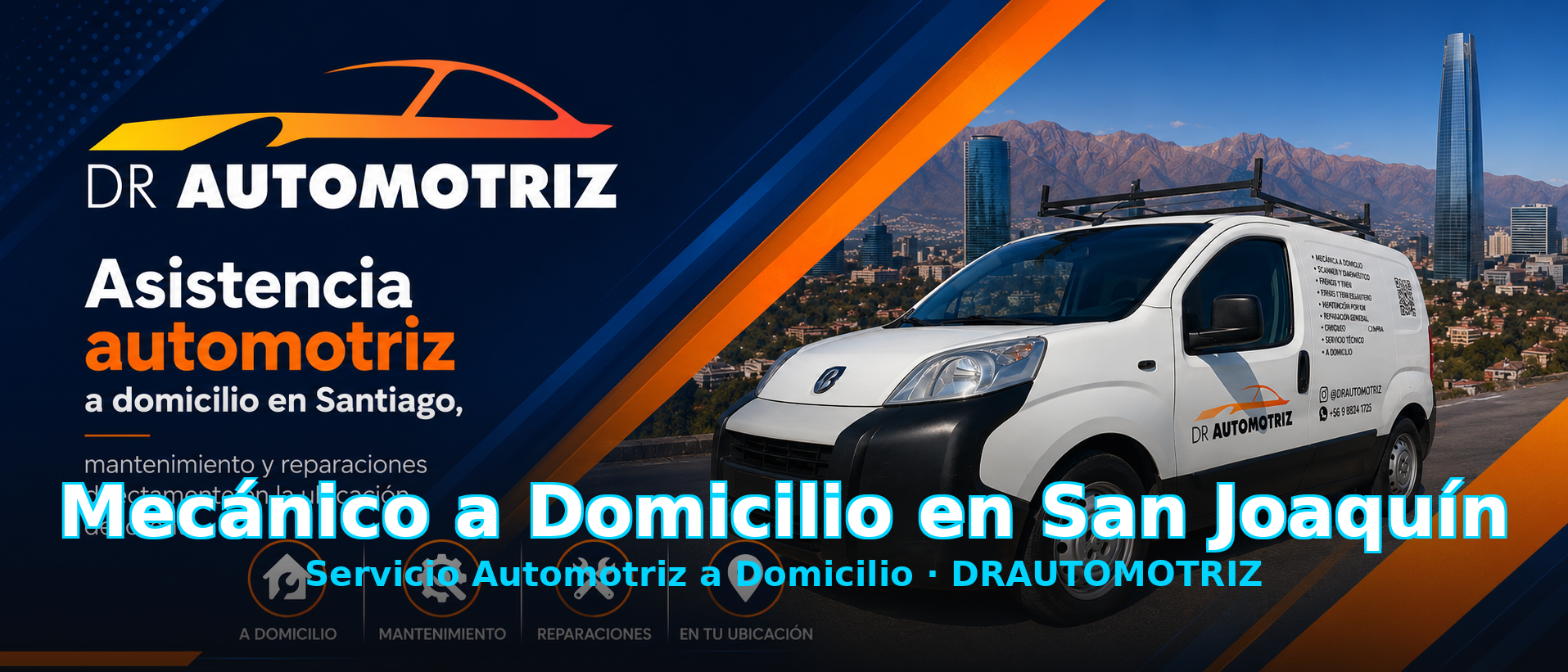 Mecánico a Domicilio en San Joaquín - Servicio Automotriz a Domicilio DRAUTOMOTRIZ en Santiago