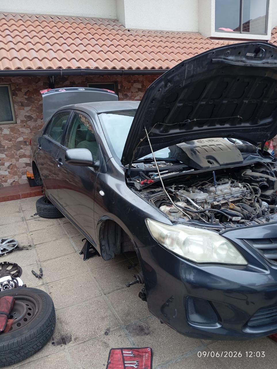 Drautomotriz Auto Negro Reparacion Mecanica