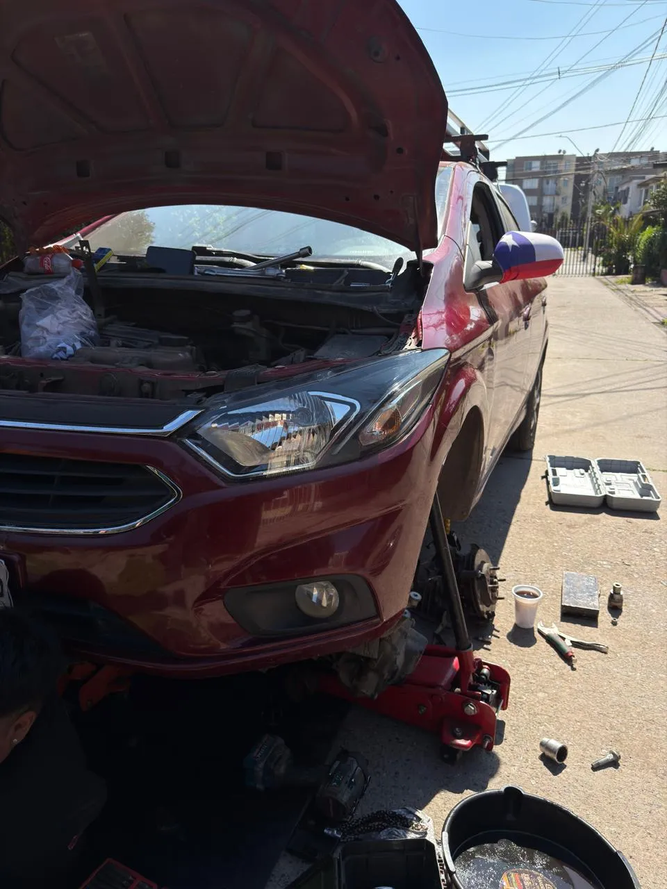 Chevrolet Onix en cambio de kit de embrague - DRAUTOMOTRIZ taller mecánico en Peñalolén
